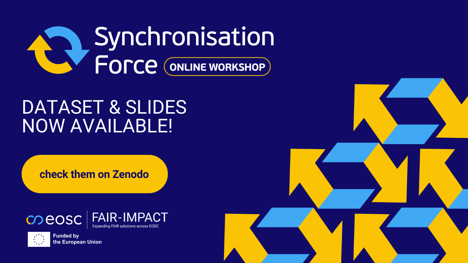 Synchronisation Force Workshop 2022: datasets and slides now available Synchronisation Force Workshop 2022: datasets and slides now available