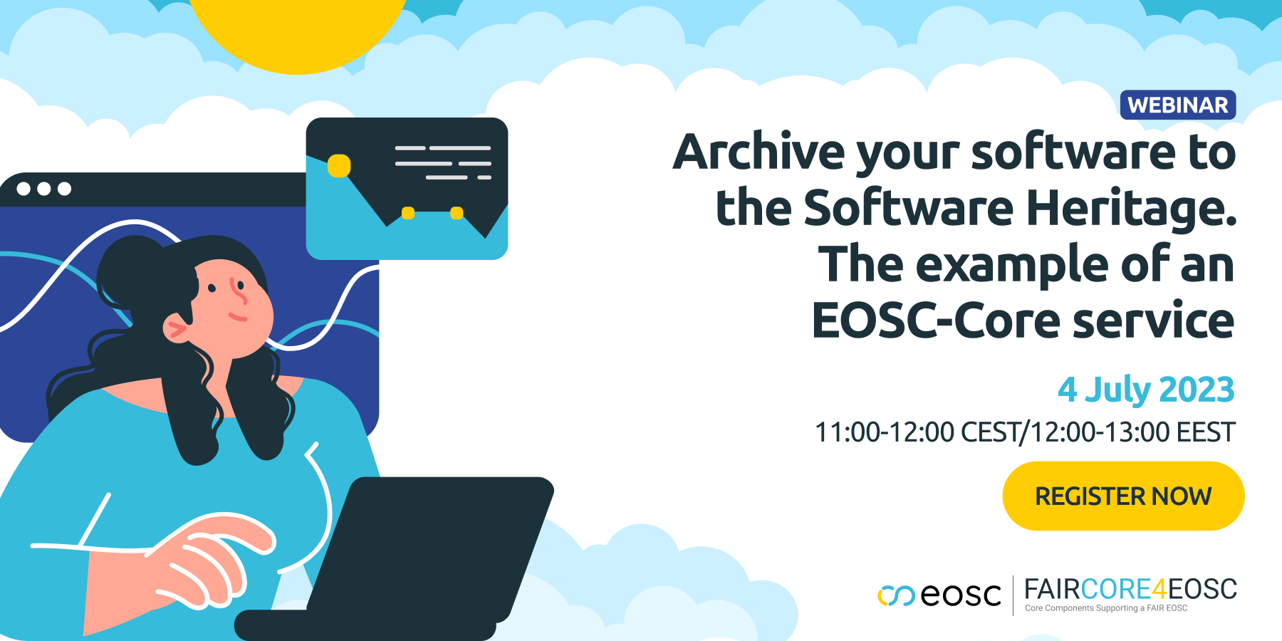 Webinar: Archive your software to the Software Heritage. The example of an EOSC-Core service Webinar: Archive your software to the Software Heritage. The example of an EOSC-Core service