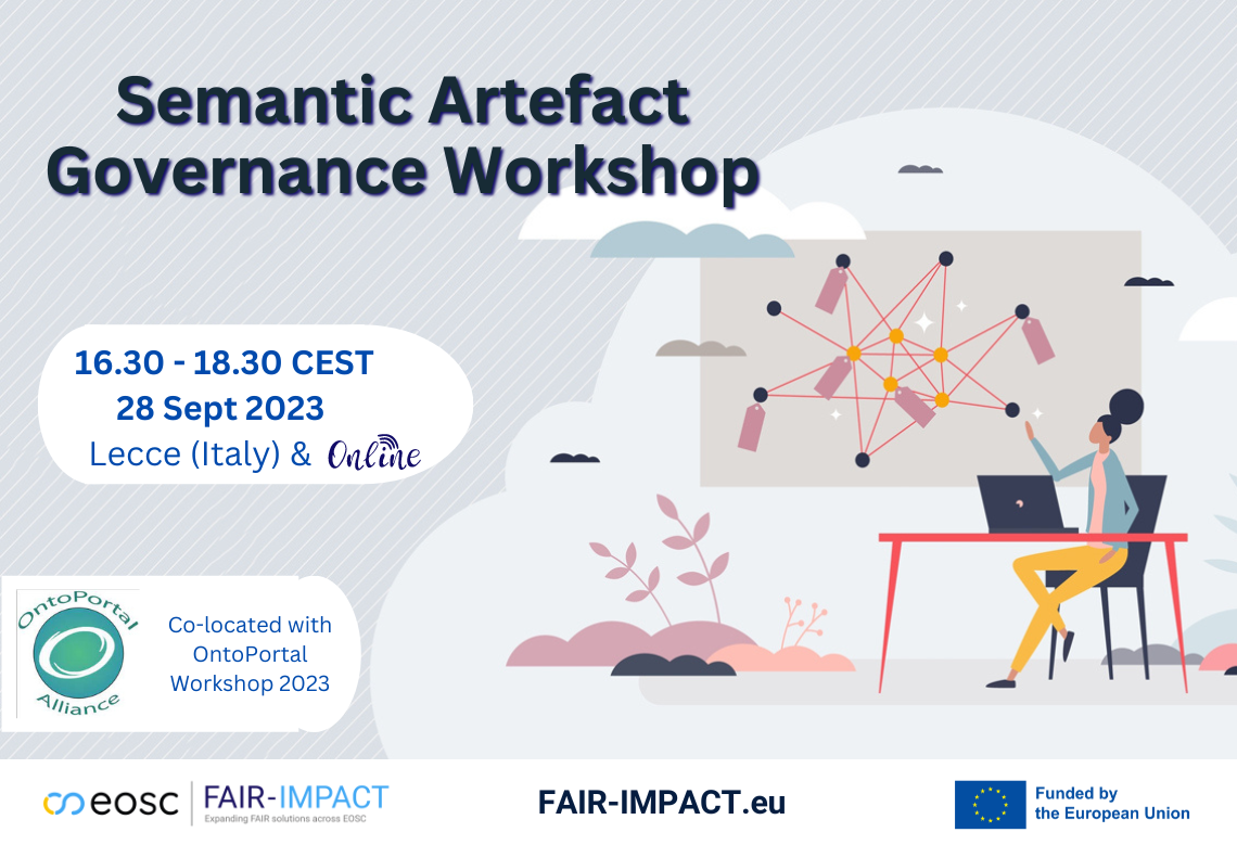 FAIR-IMPACT Semantic Artefact Governance Workshop FAIR-IMPACT’s Semantic Artefact Governance Workshop