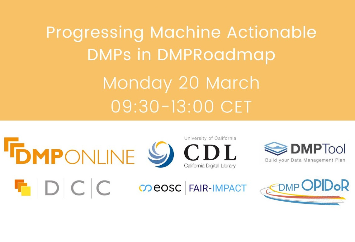 Progressing Machine Actionable Data Management Plans in DMP Roadmap Progressing Machine Actionable Data Management Plans in DMP Roadmap