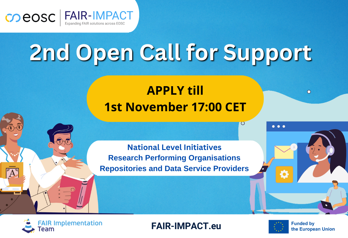 FAIR IMPACT second Open Calls launched! 