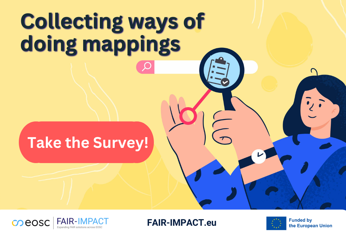 Collecting the ways of doing mappings - Take the survey