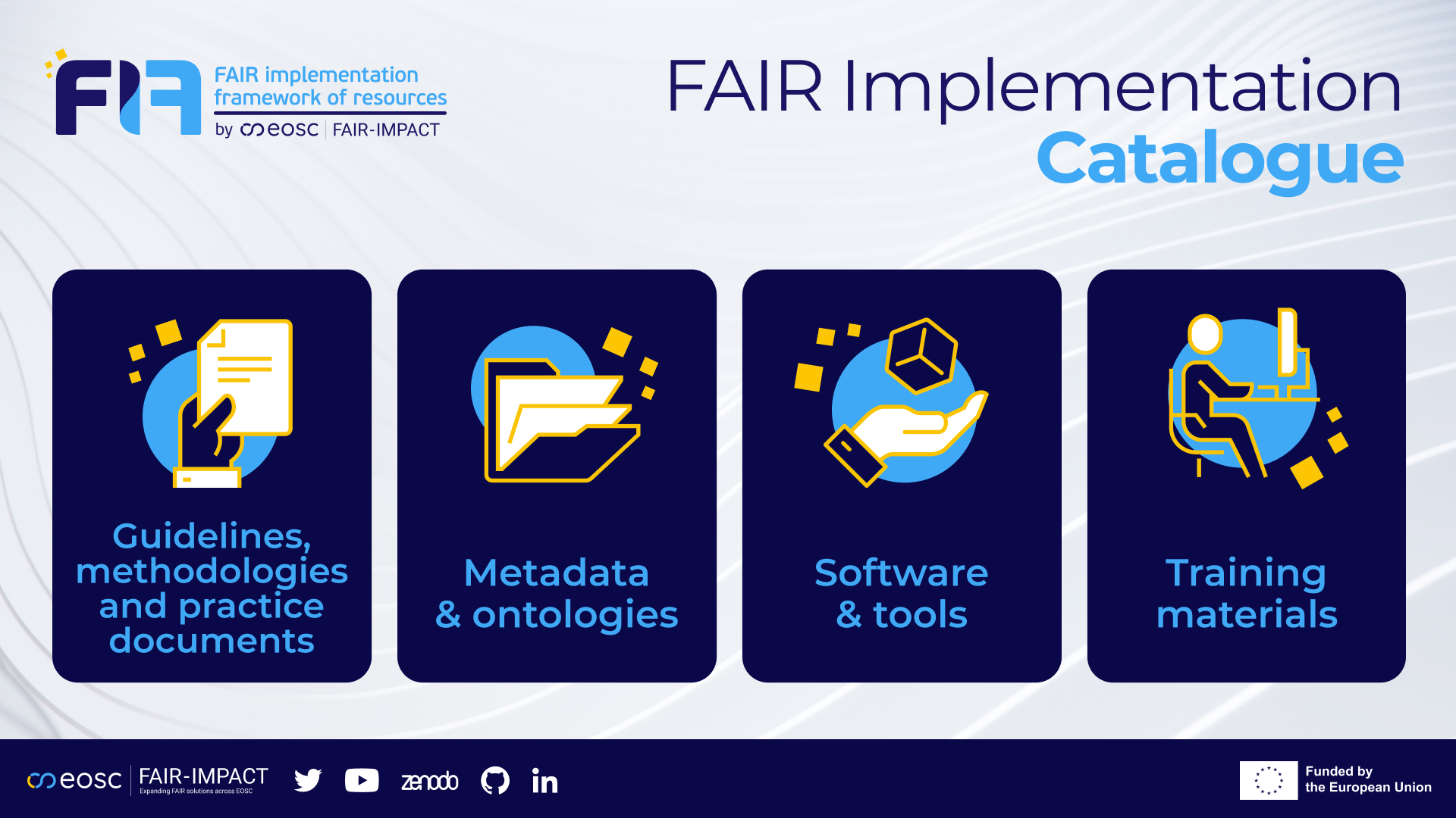 FAIR Implementation Catalogue FAIR Implementation Catalogue - banner