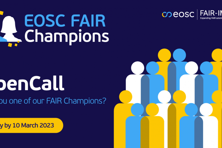 The Call for EOSC FAIR Champions is open!