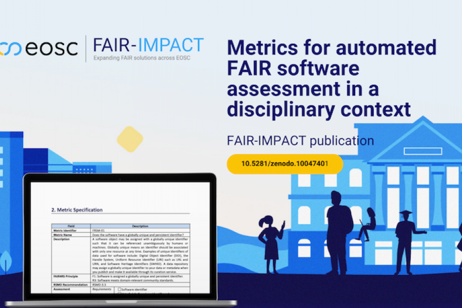 Metrics for automated FAIR software assessment in a disciplinary context. FAIR-IMPACT result released